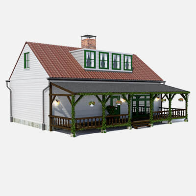 House With Front Porch