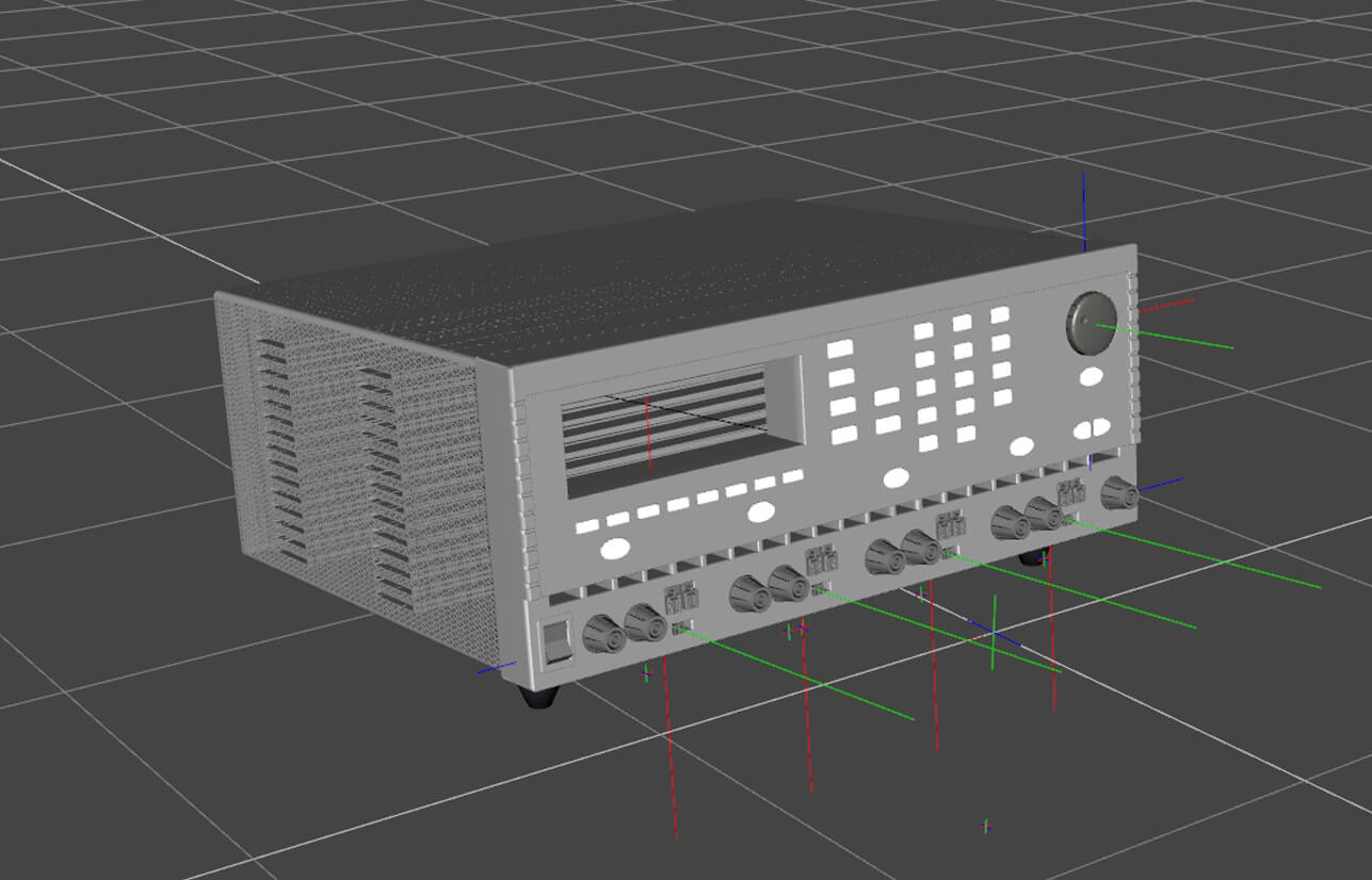MX 100Qp Bench Power Supply - 3D Model by GMArtworks