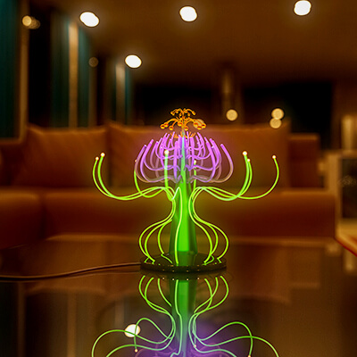 Tube Flower Lamp