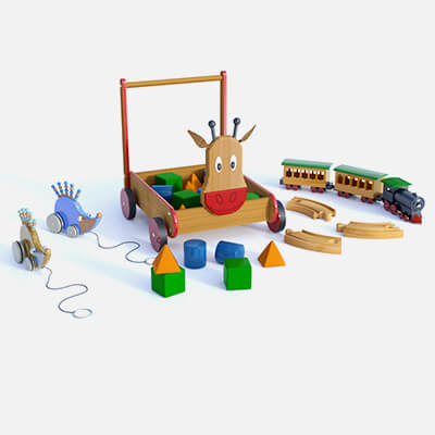 Wooden Toys Bundle