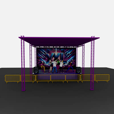 A High-Energy Music Concert Experience 3D Model by Gold Coin