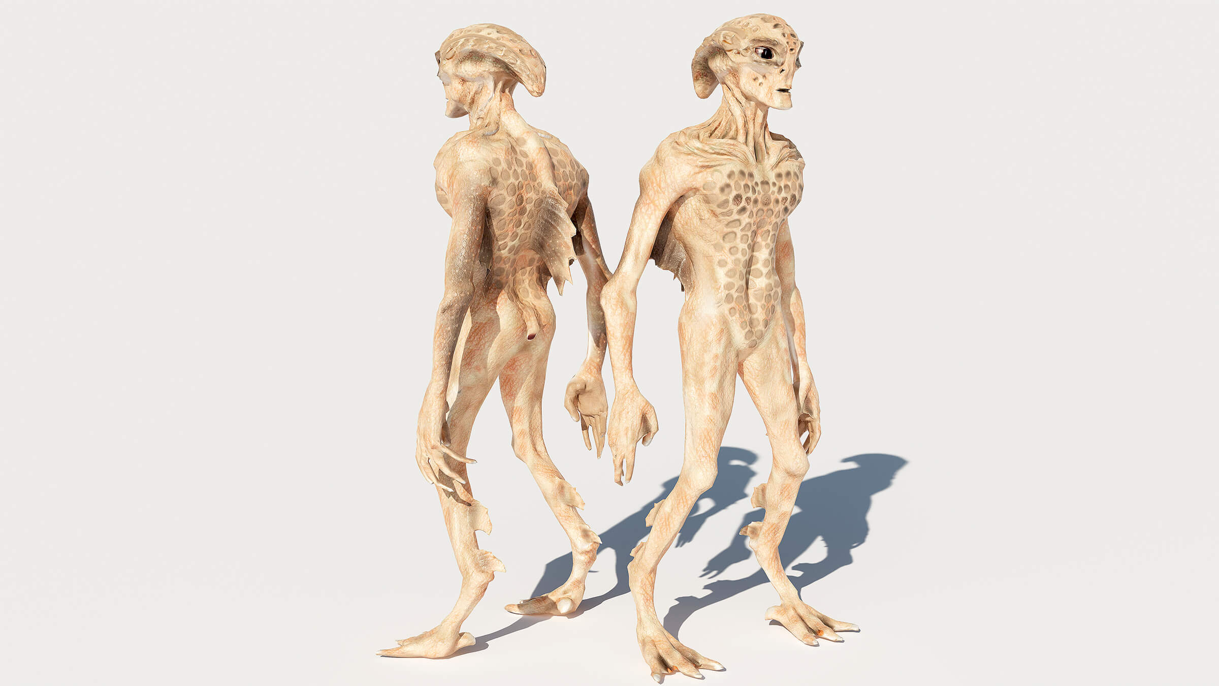Aquatic Alien Creature - 3D Model by GOLD MASTER