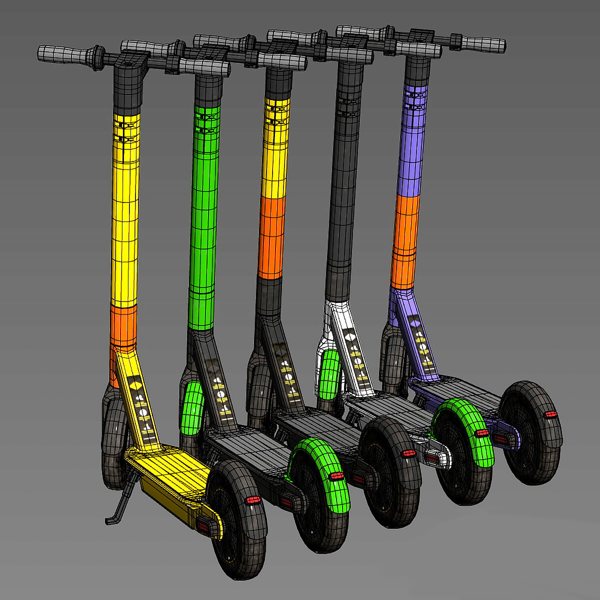 Electric Scooter Ninebot Max G30 - 3D Model by GOLD MASTER