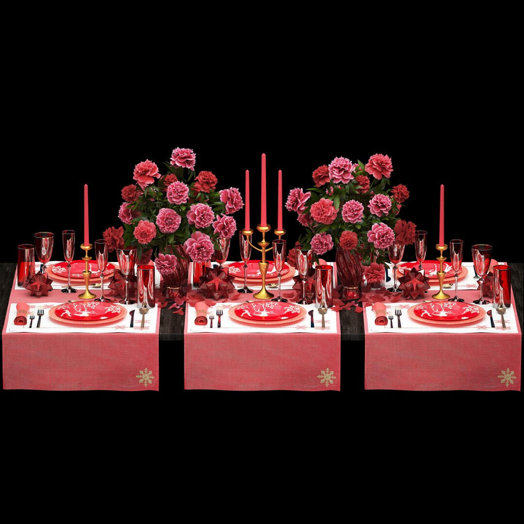 Table Setting1 - 3D Model by GOLD MASTER