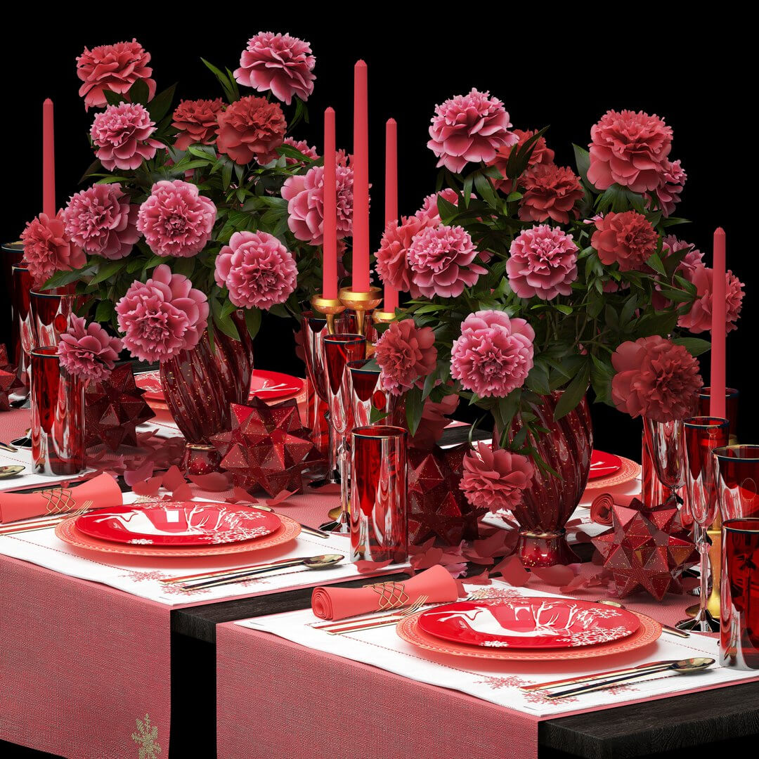 Table Setting1 - 3D Model by GOLD MASTER