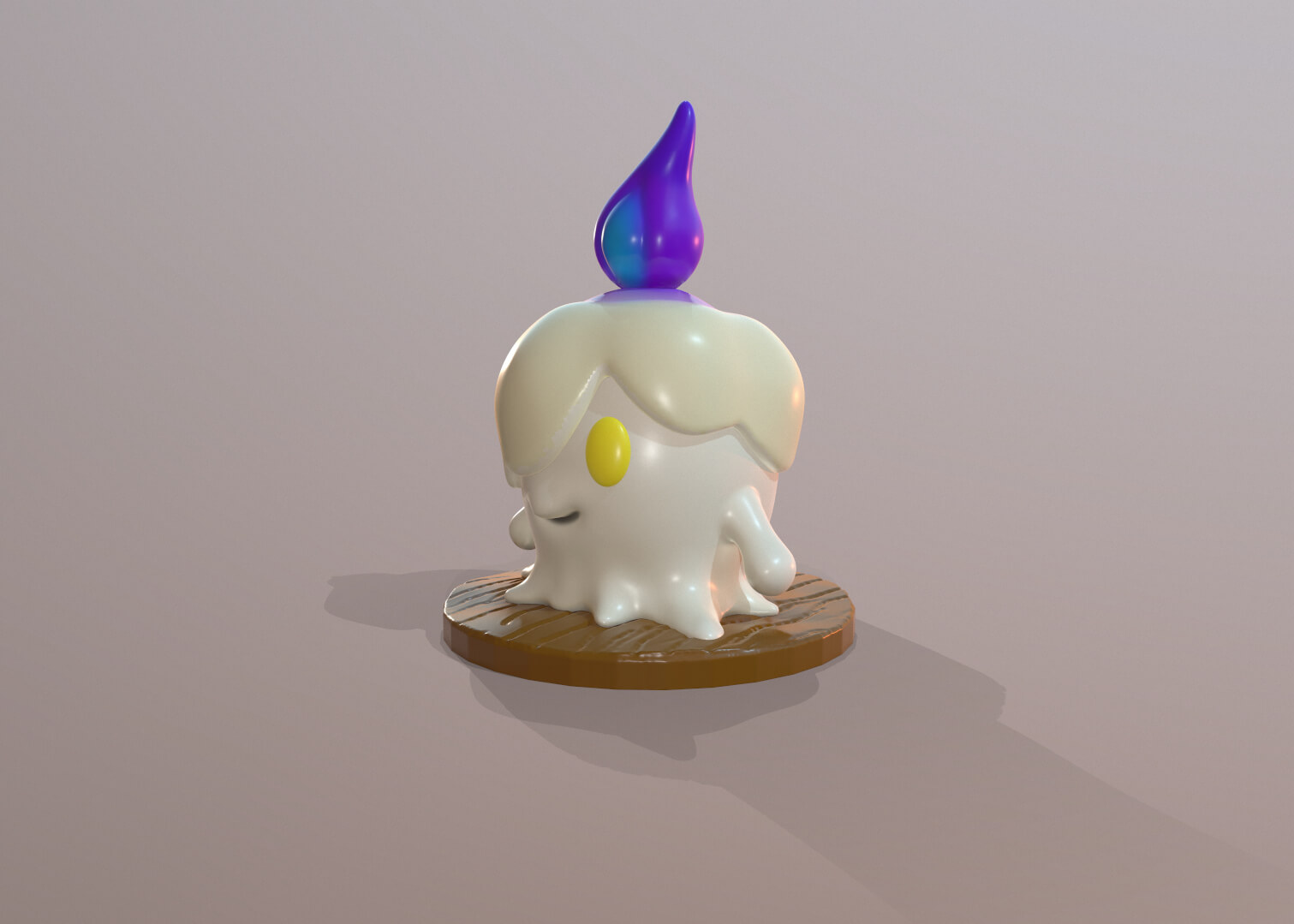 Pokémon Litwick - 3D Model by goldenriveth02