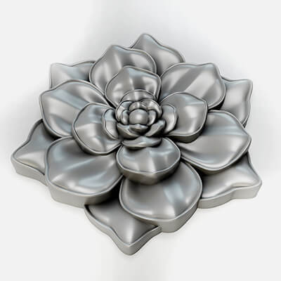 Flower for CNC Router 3D Print Model by GoodWood