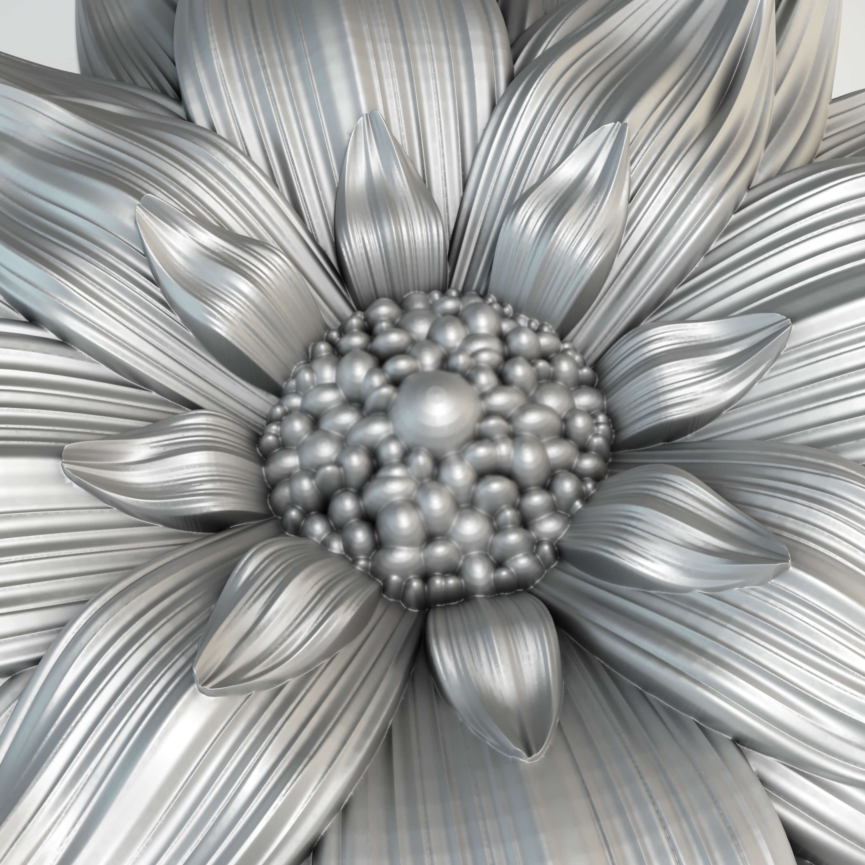Flower for CNC Router 3D Print Model by GoodWood