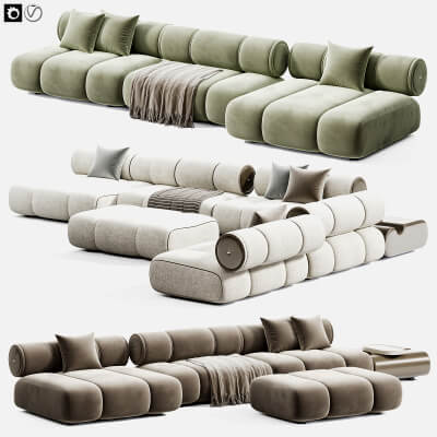 Orion 01 Modular Sofa - 3D Model by Graf01