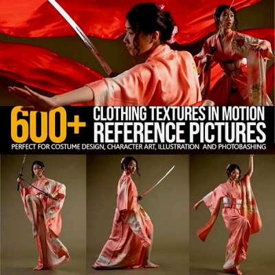 600+ Clothing Textures In Motion Reference Pictures by Grafit Studio