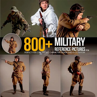 800+ Military Reference Pictures Pt. II by Grafit Studio