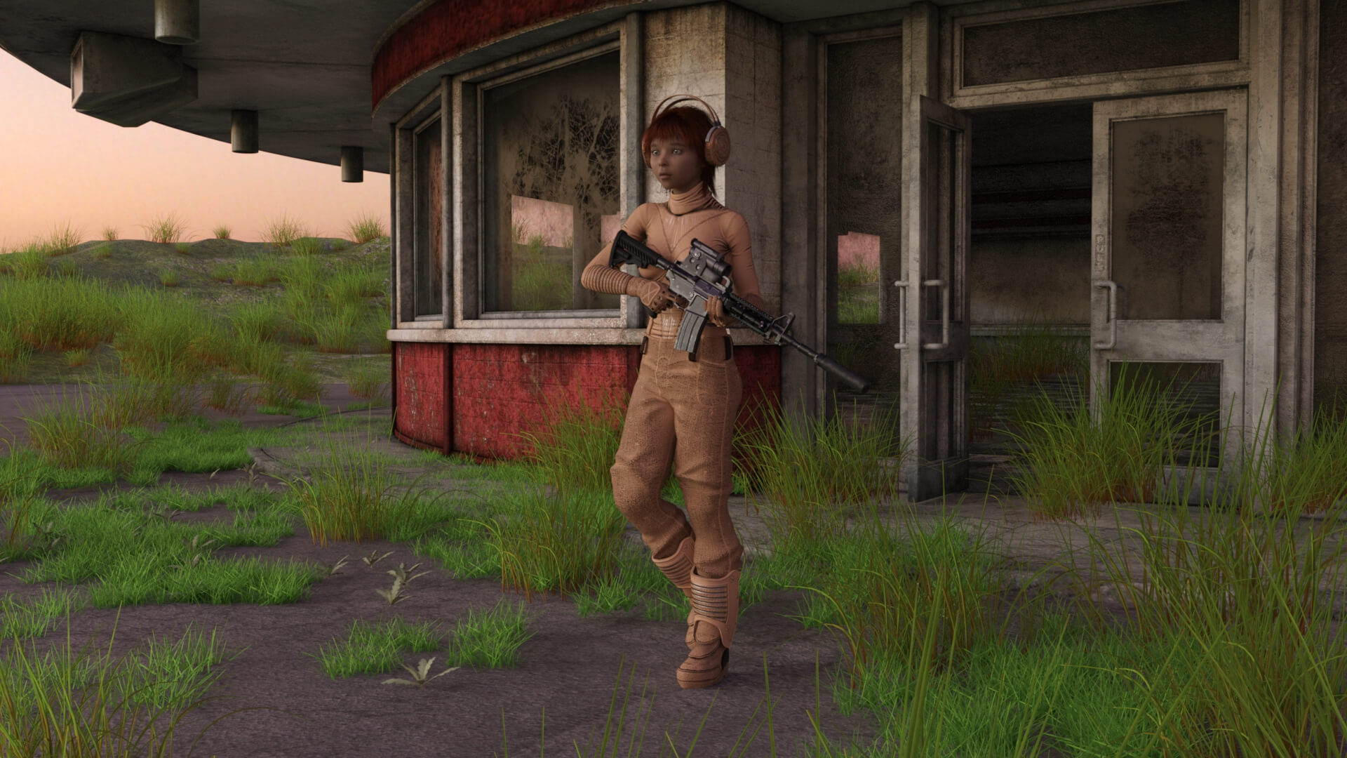 Dawn Patrol 3D Render, Digital Art by grafkdesigner