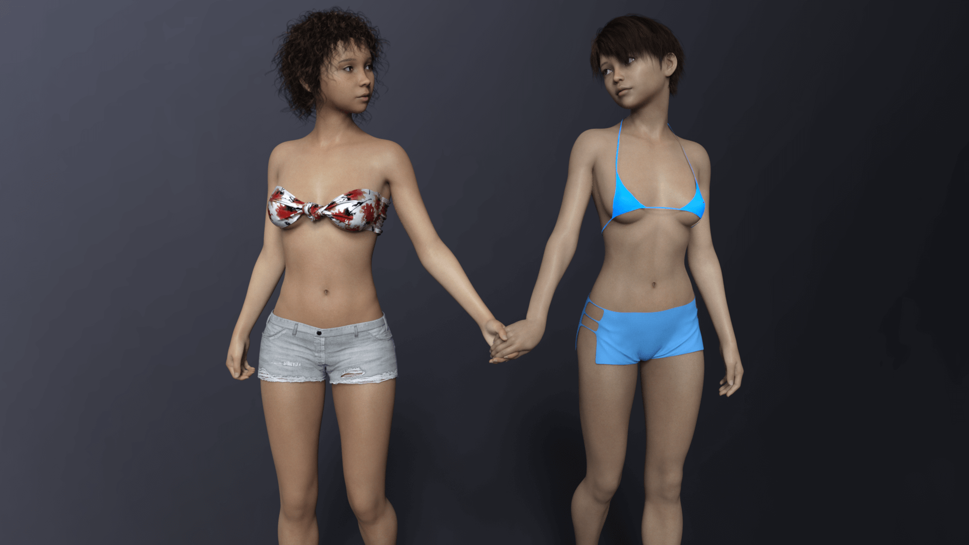 Two 5 Star Girls 3D Render Digital Art By Grafkdesigner two-5-star-girls-3d-render-digital-art-by-grafkdesigner