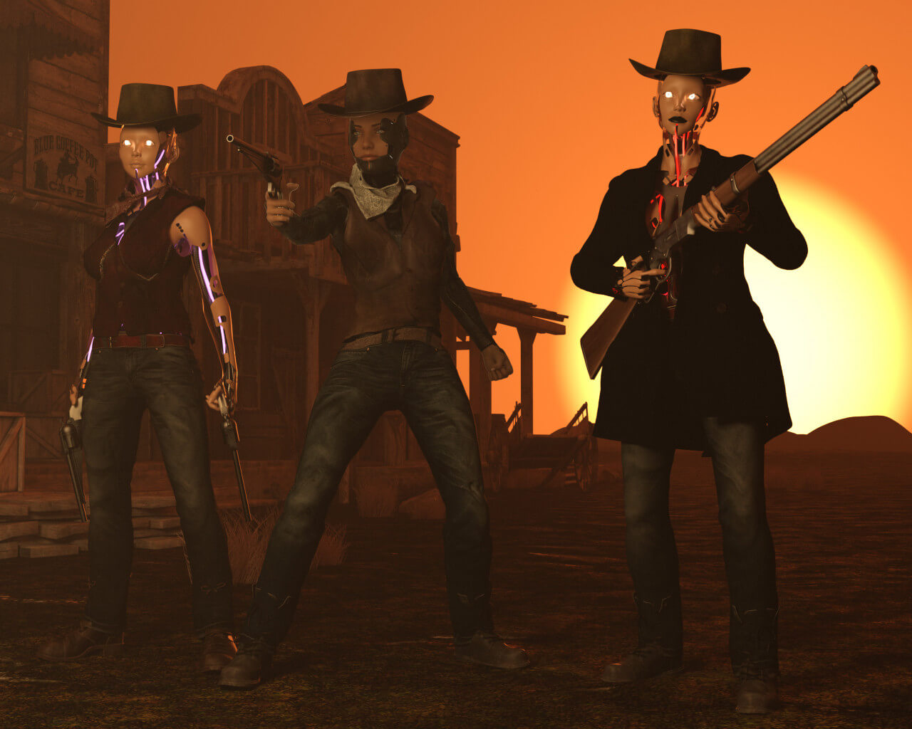 Tombstone 3D Desktop HD Wallpaper