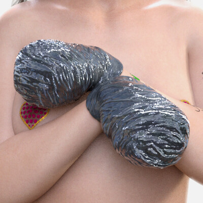 Taped Hands for Genesis 8 and 9 by GrapeJuice3D