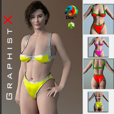 Eden Lace Lingerie Set for Genesis 9