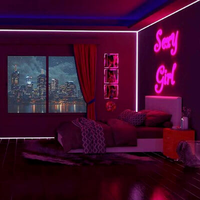 Fantastic Neon &quotGirls Room&quot