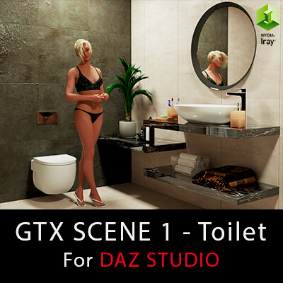 GTX Scene 1 - Toilet by GraphistX