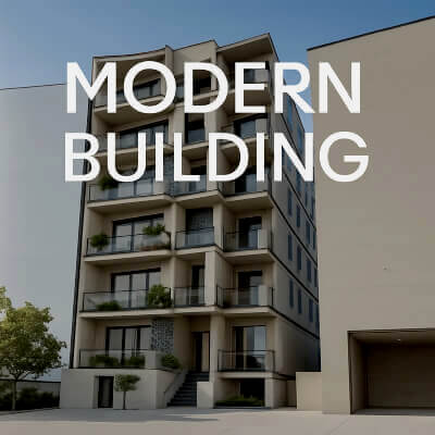 Modern Building - 3D SketchUp