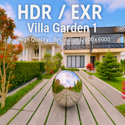 Villa Garden 1 Hdri - 360
