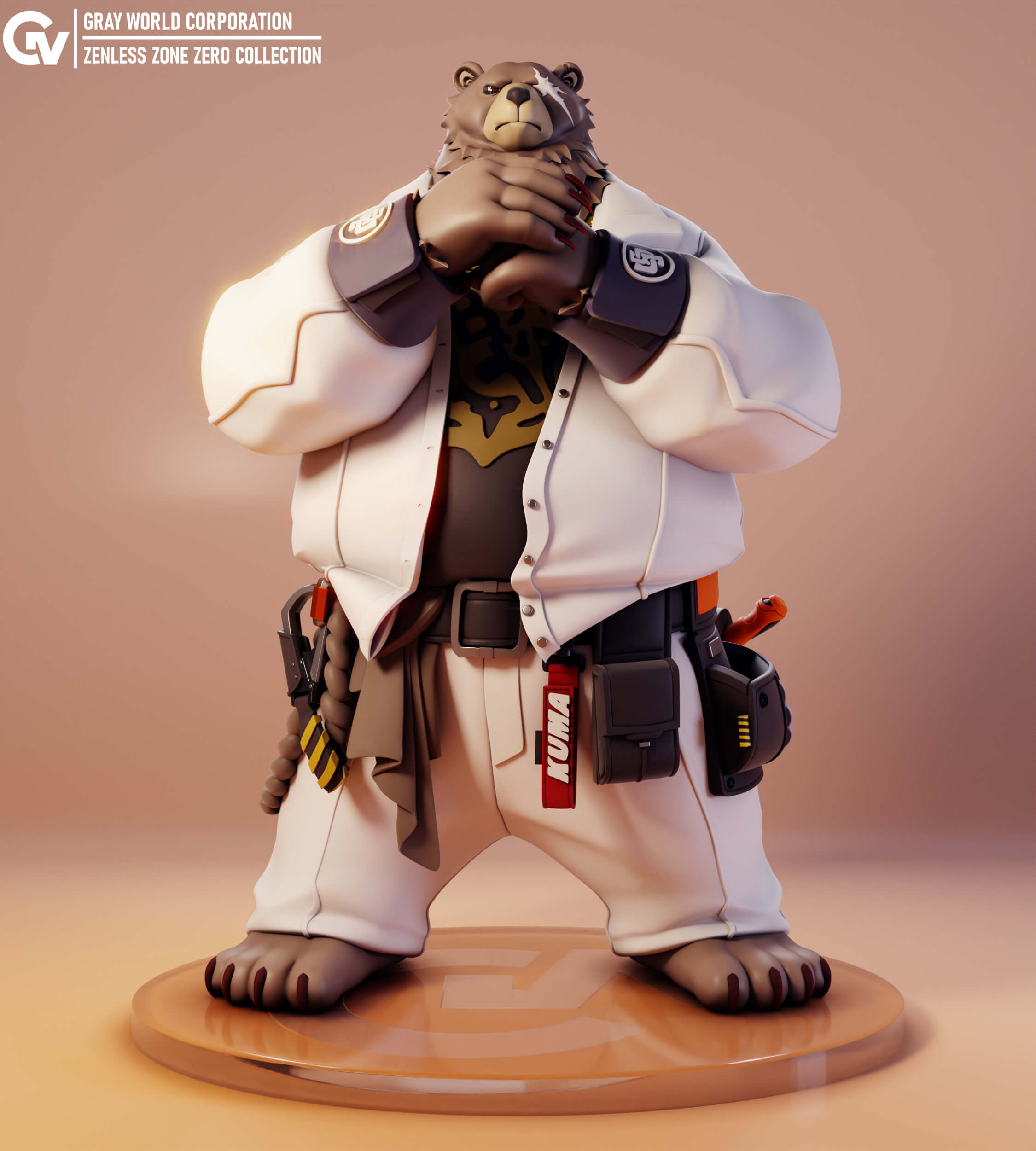 Ben Bigger - Zenless Zone Zero 3D Model by Gray World Corporation