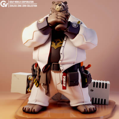 Ben Bigger - Zenless Zone Zero 3D Model by Gray World Corporation