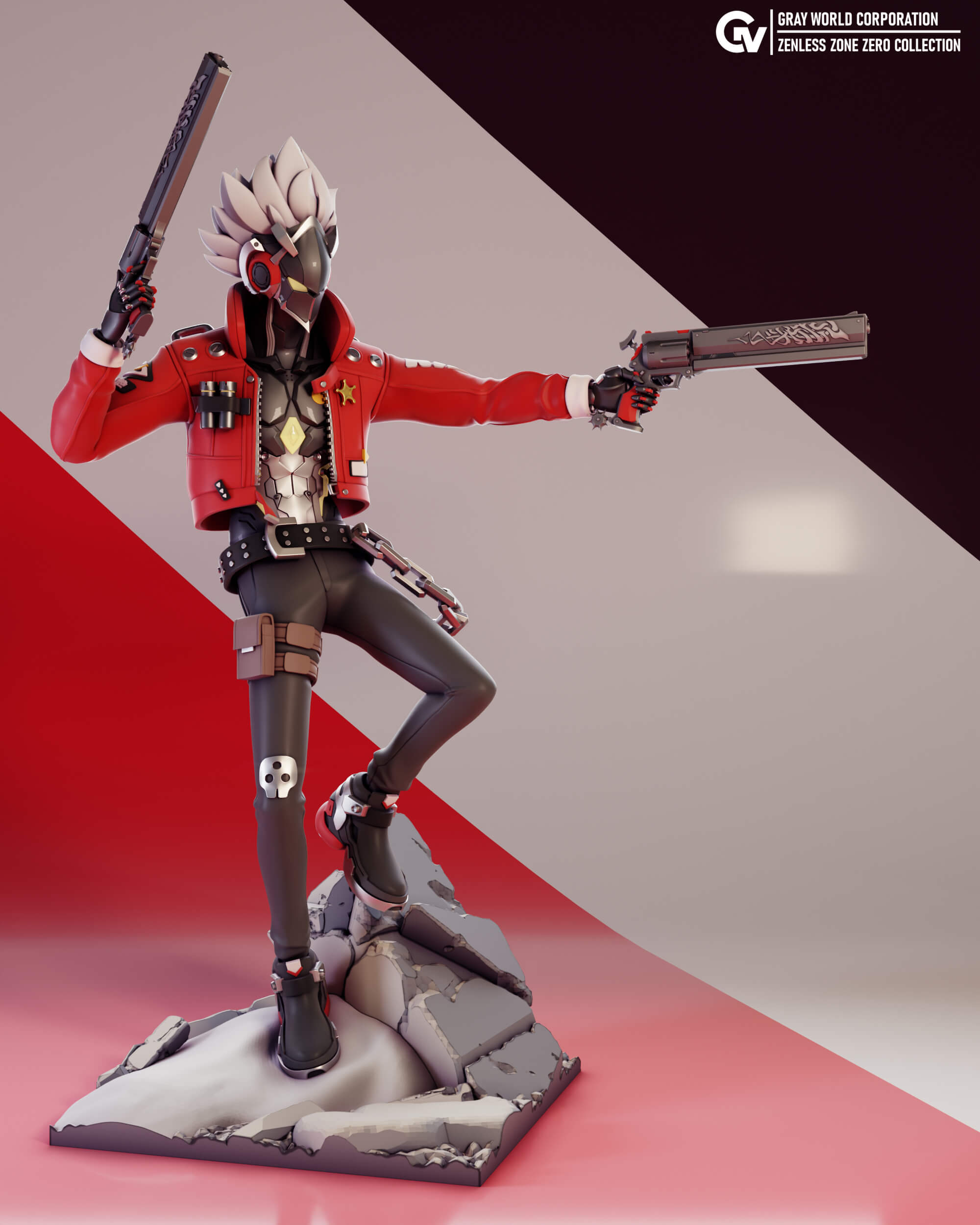 Billy Kid 2 - Zenless Zone Zero 3D Model by Gray World Corporation
