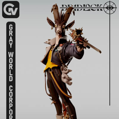 Billy the Deadlock - 3D Model by Gray World Corporation