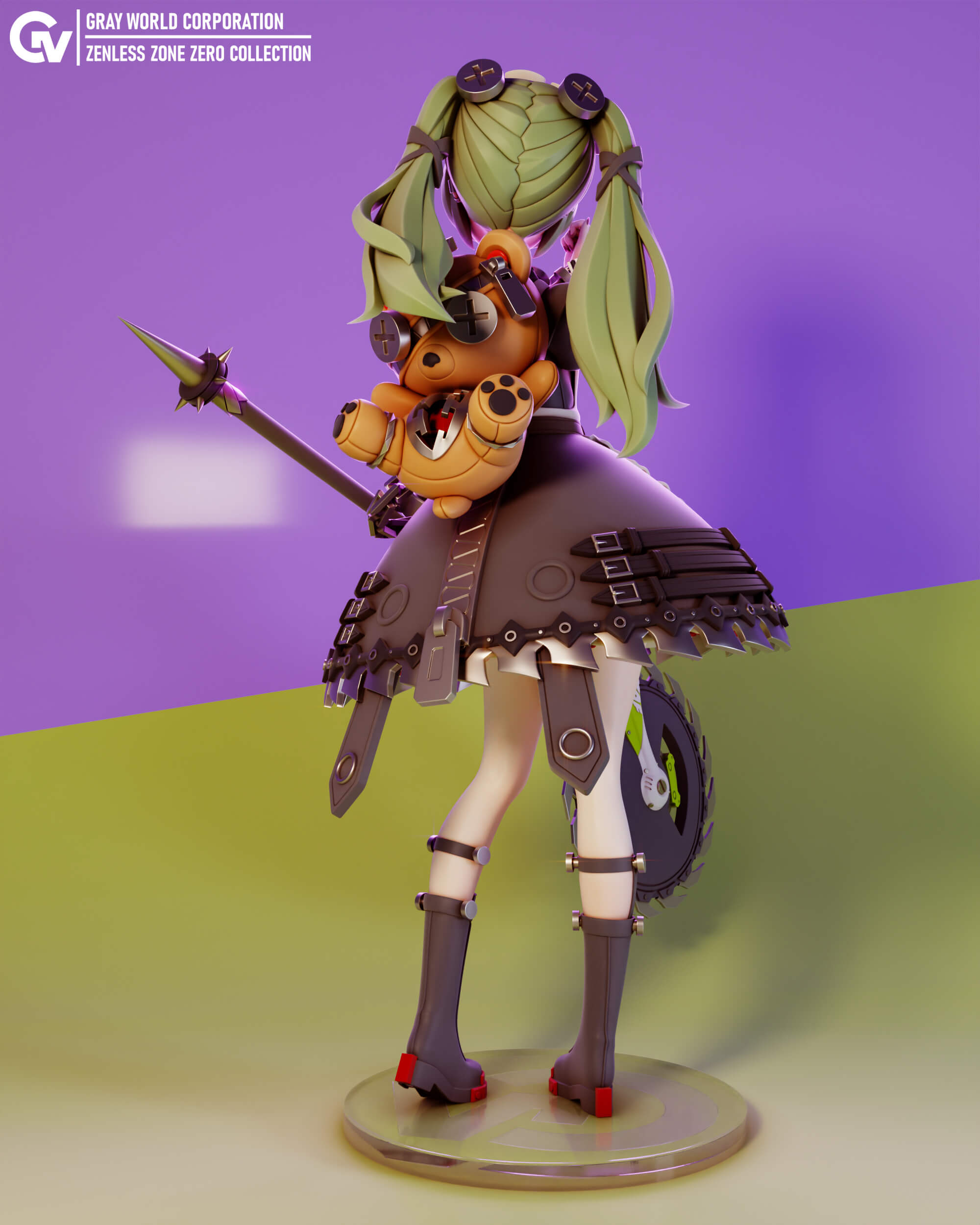 Corin Wickes - Zenless Zone Zero 3D Model by Gray World Corporation