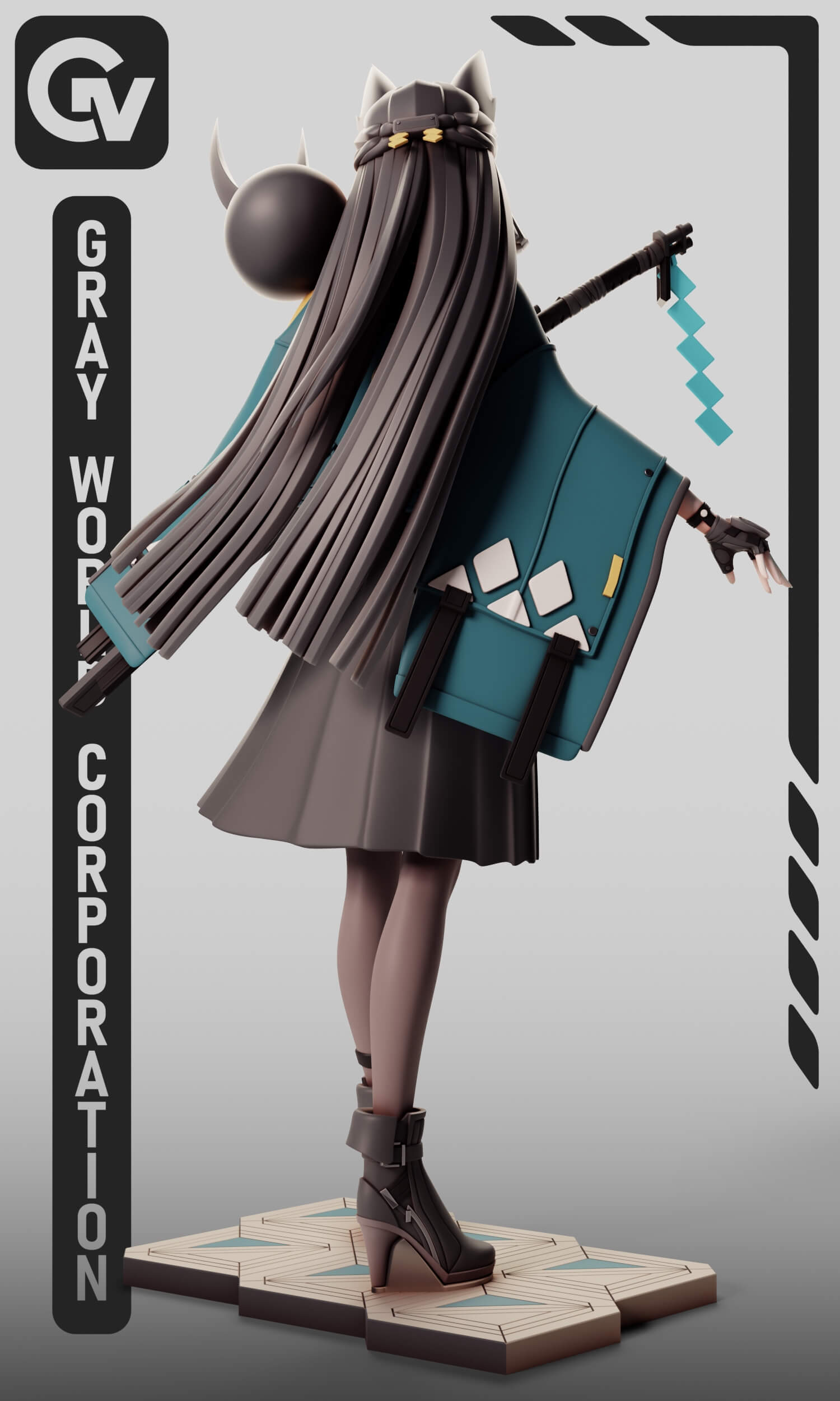 Hoshimi Miyabi - Zenless Zone Zero 3D Model by Gray World Corporation