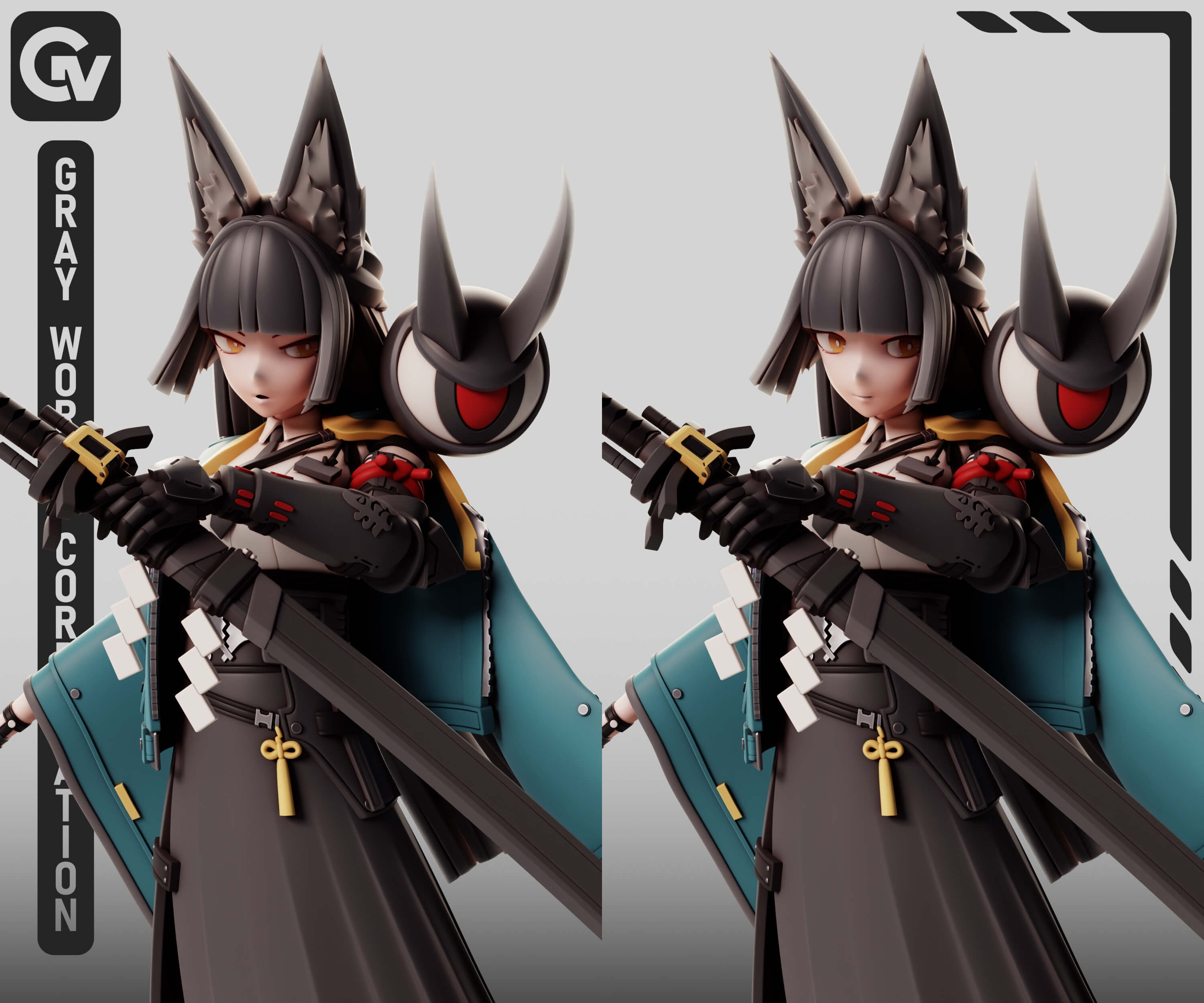 Hoshimi Miyabi - Zenless Zone Zero 3D Model by Gray World Corporation