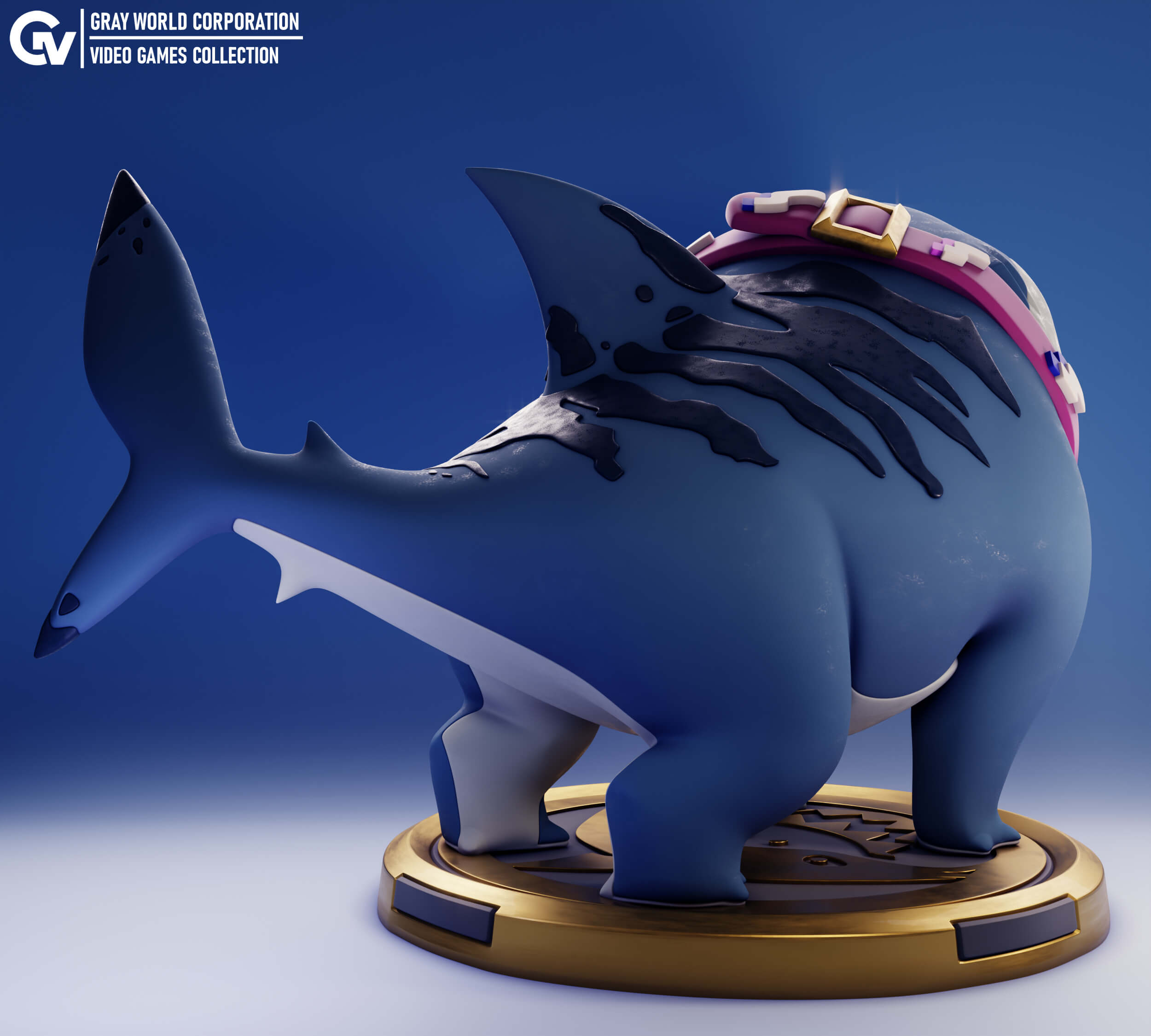 Jeff The Land Shark - Marvel Rivals 3D Model by Gray World Corporation