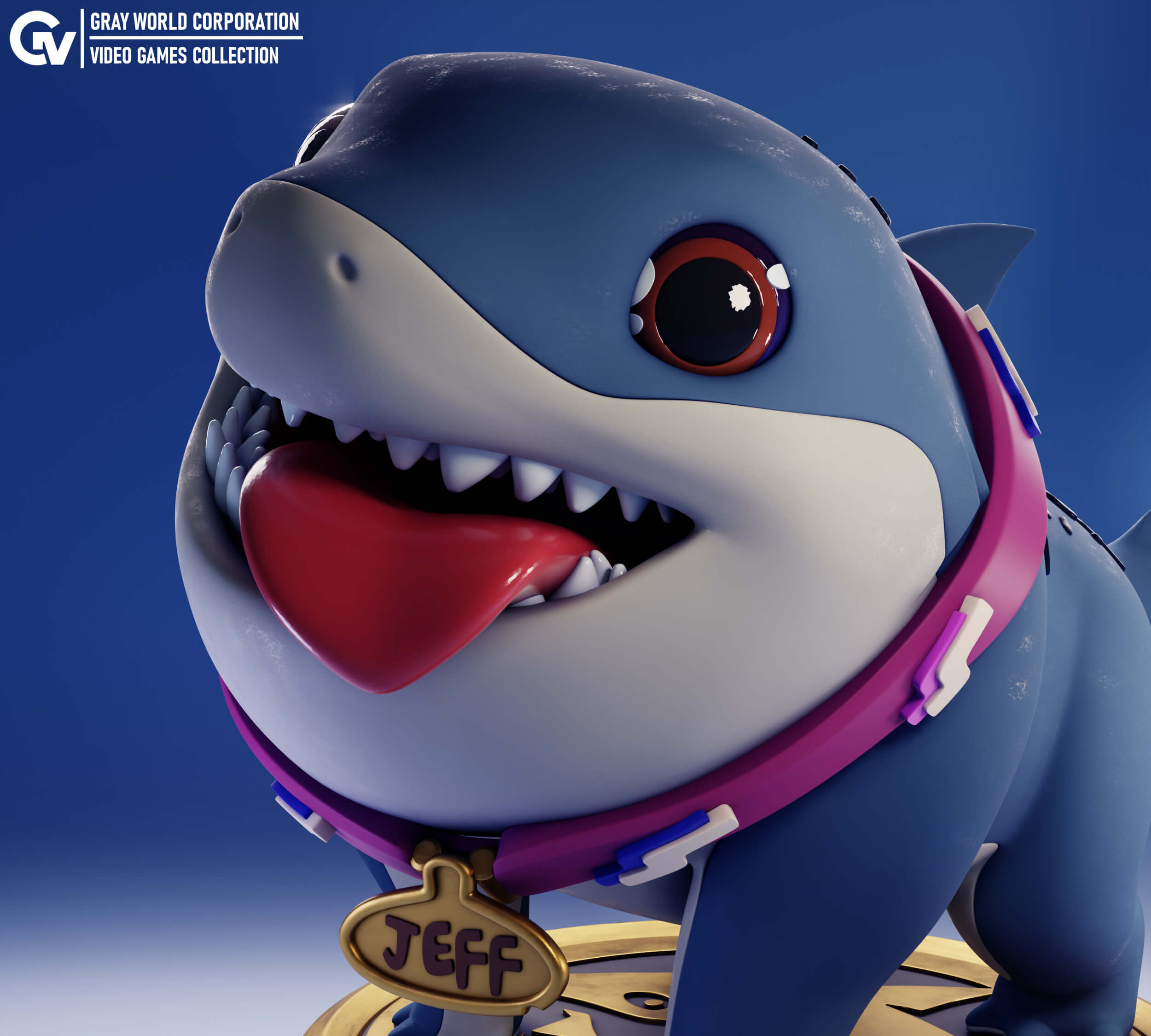 Jeff The Land Shark - Marvel Rivals 3D Model by Gray World Corporation