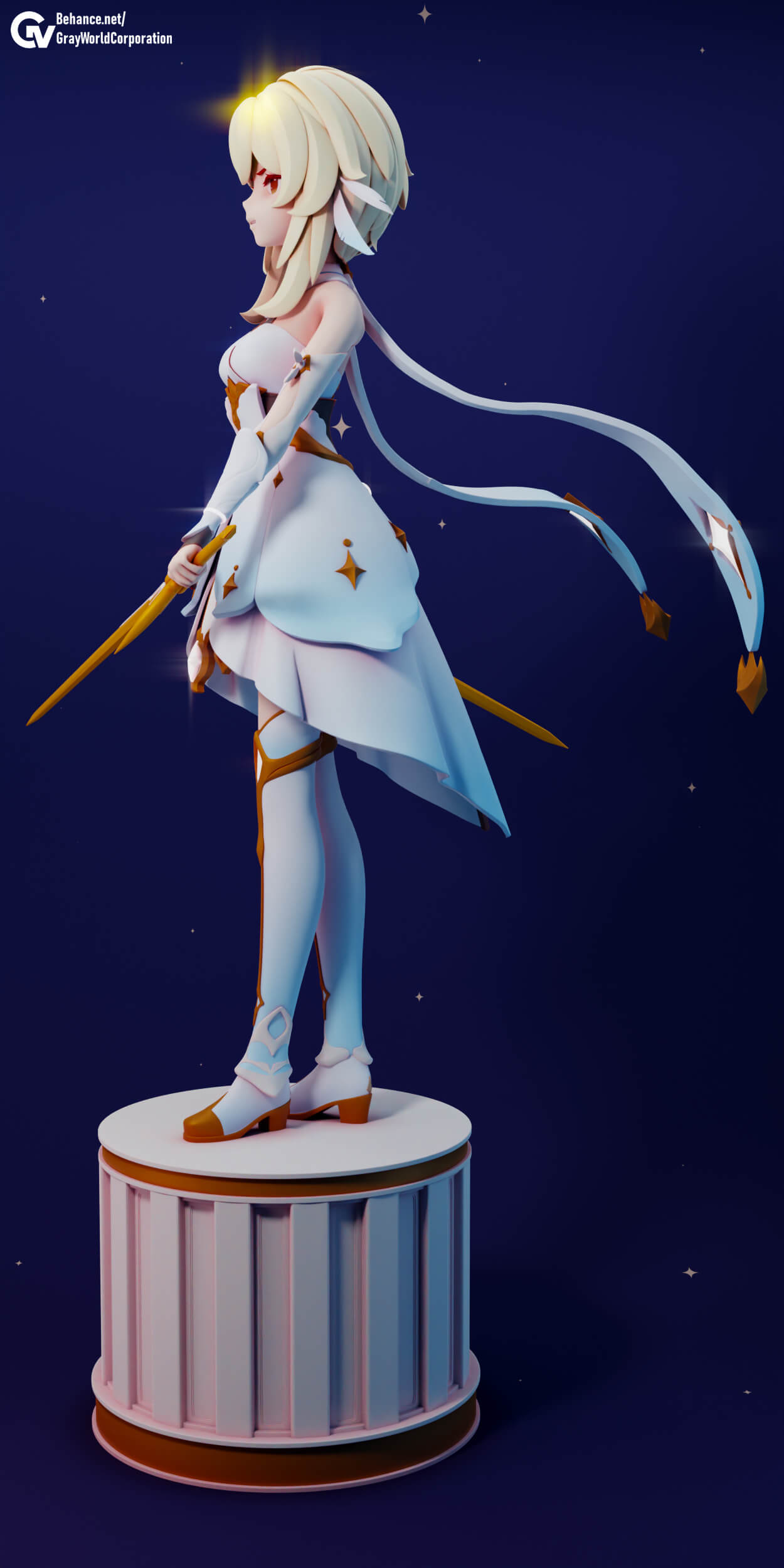 Lumine - Genshin Impact 3D Print Model by Gray World Corporation
