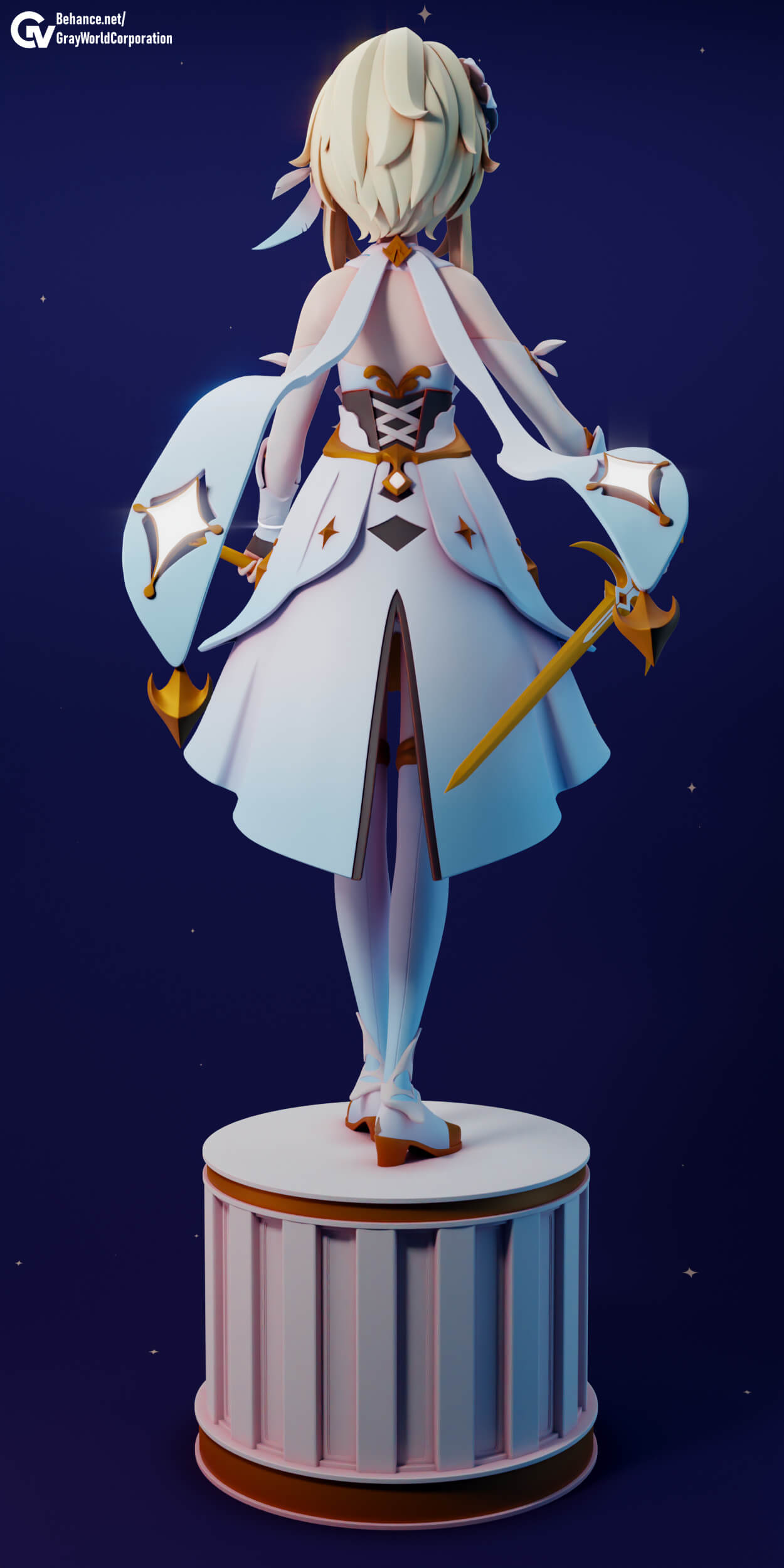 Lumine - Genshin Impact 3D Print Model by Gray World Corporation