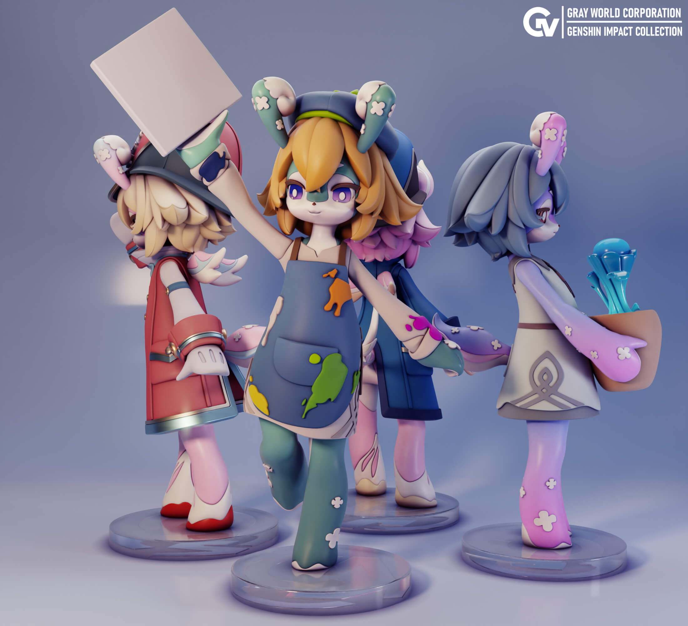 Melusines Genshin Impact 3d Model By Gray World Corporation