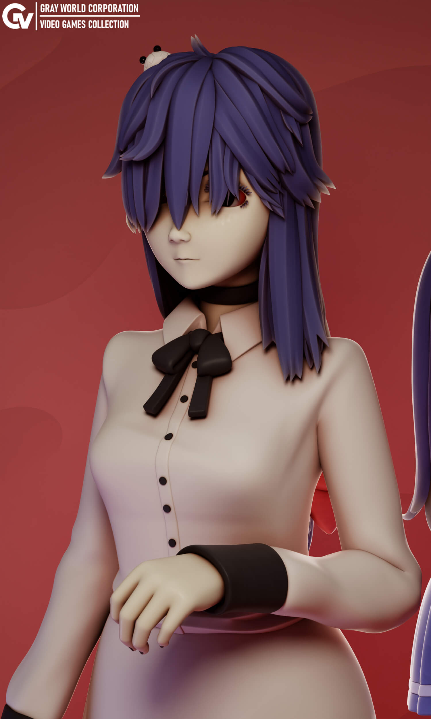 Mita 2 - Miside 3D Model by Gray World Corporation