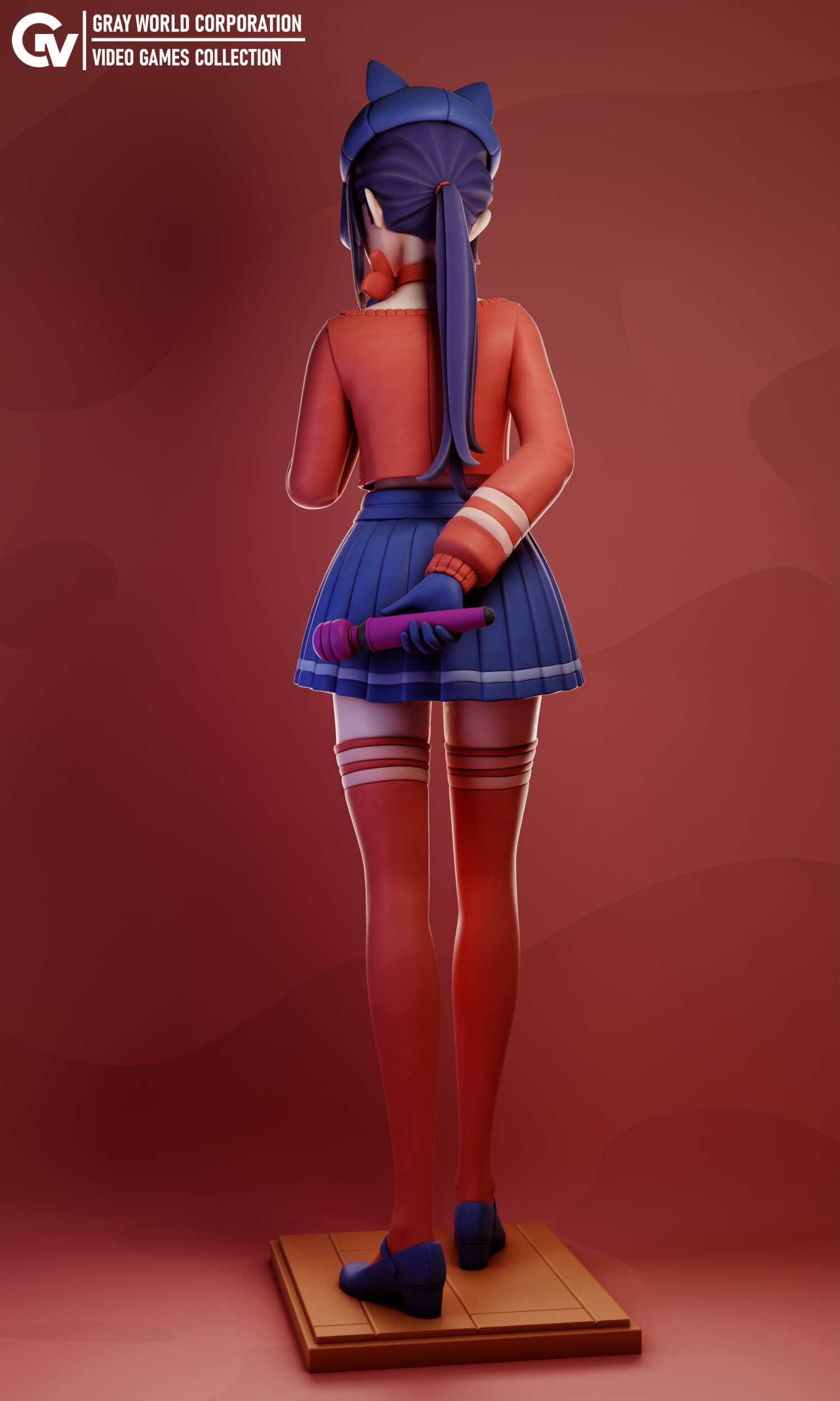Mita 3 - Miside 3D Model by Gray World Corporation