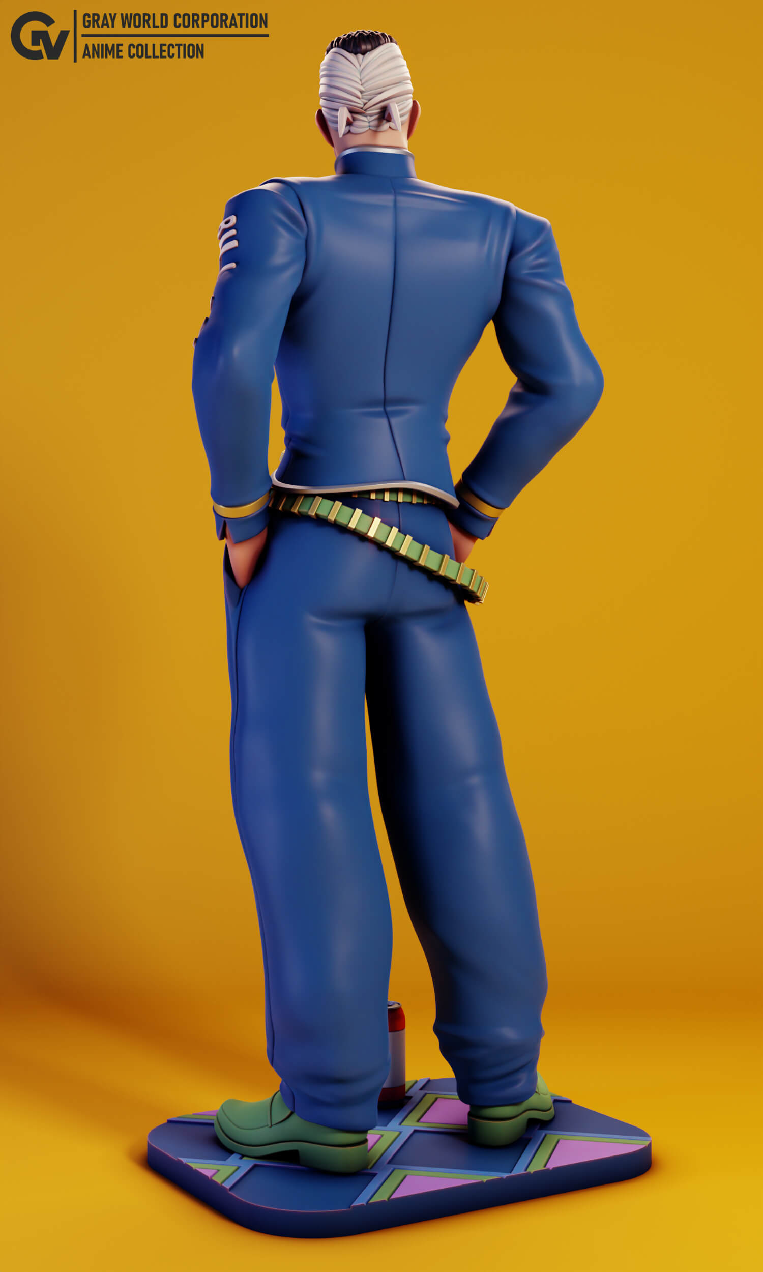 Okuyasu Nijimura Jojo S Bizarre Adventure 3D Print Model by Gray