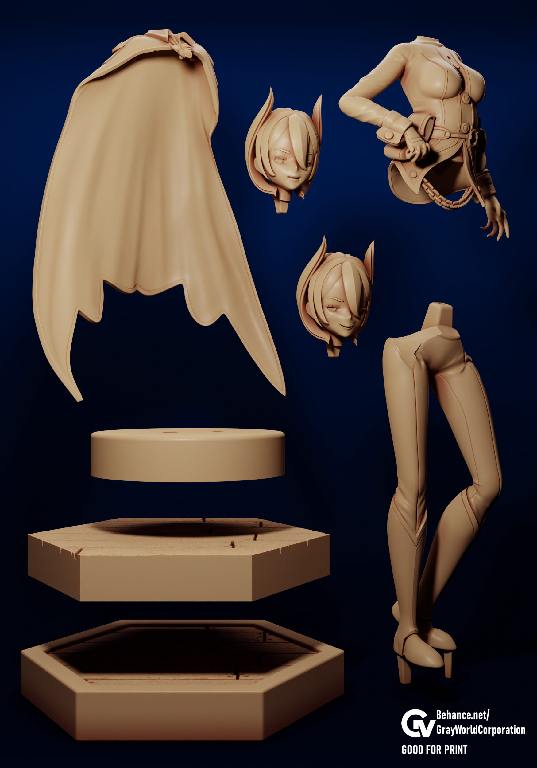 Ozen - Made in Abyss 3D Model by Gray World Corporation