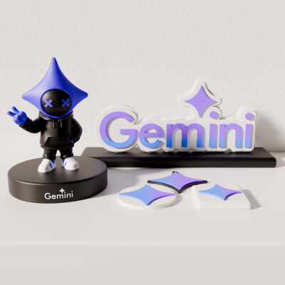 Gemini-Inspired AI Mascot