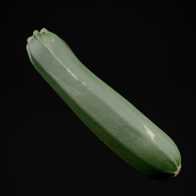 Courgette Vegetable - 3D Model by Green Lander