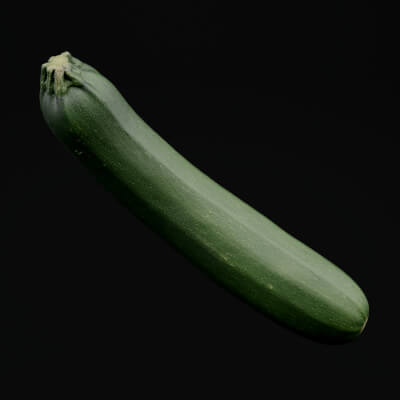 Courgette Vegetable - 3D Model by Green Lander
