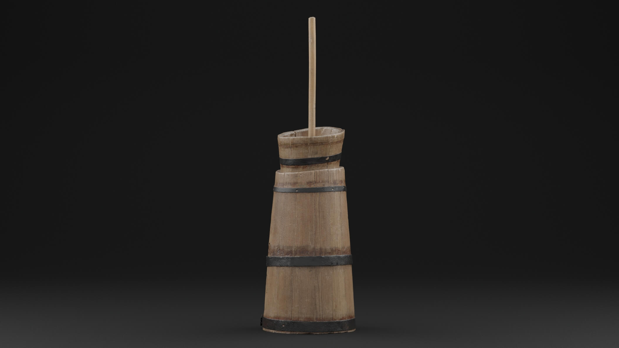 Handmade Butter Churn - 3D Model by Green Lander
