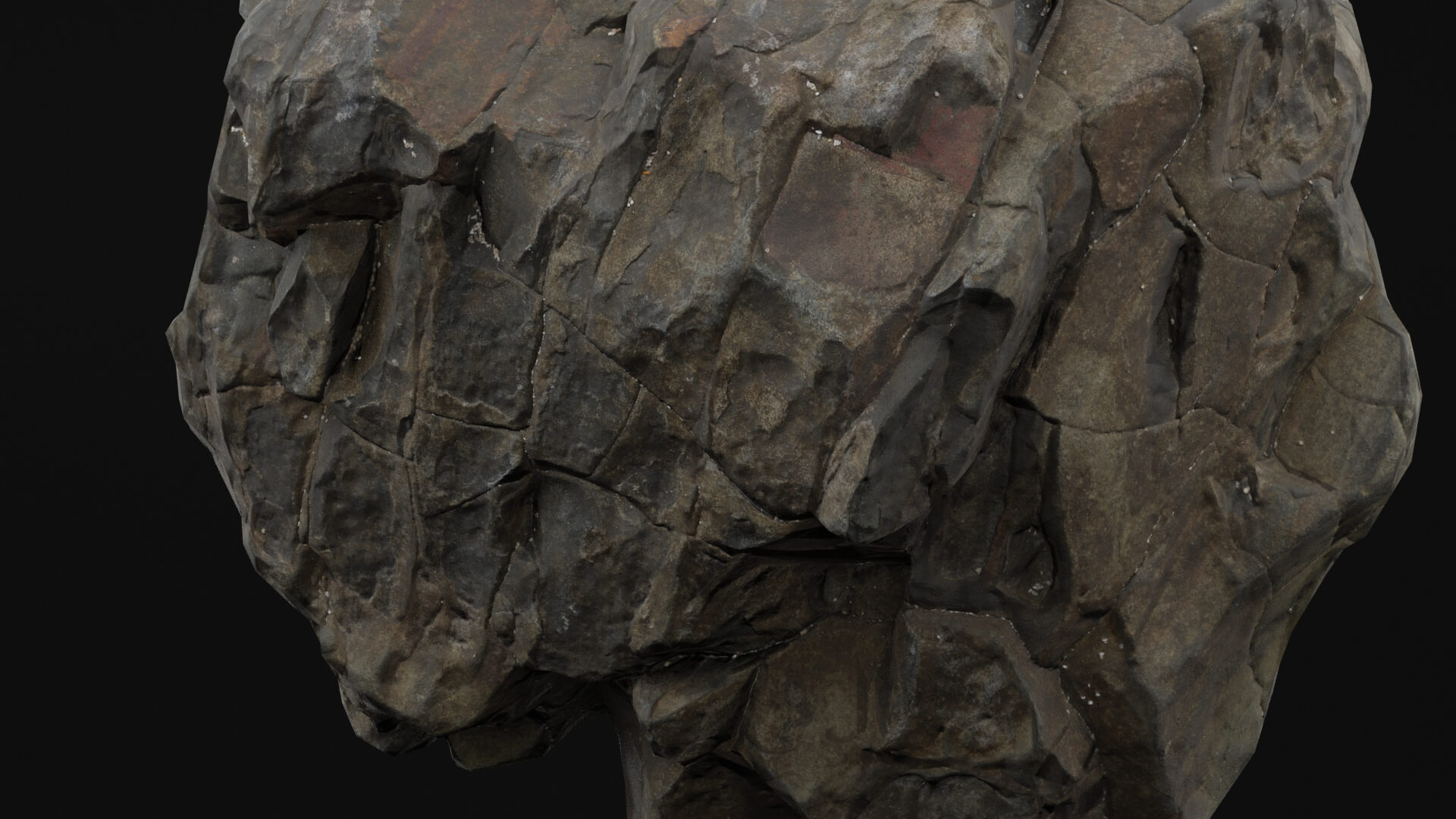 Rock Ed Model Realistic Rock - 3D Model by Green Lander