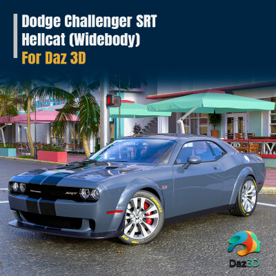 Dodge Challenger SRT Hellcat Widebody by gregorycreations