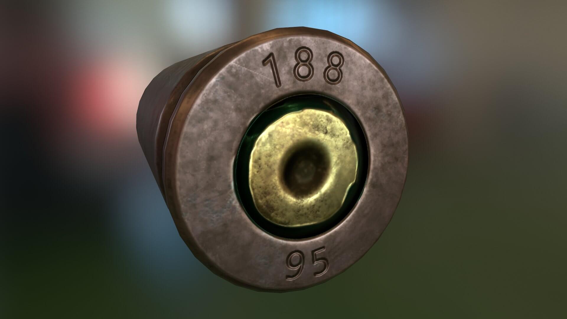 Triangle 9x18 Cartridge 9x18 Mm PM-9 PPT Gzh1 3D Model by Grishmanovskij Anton