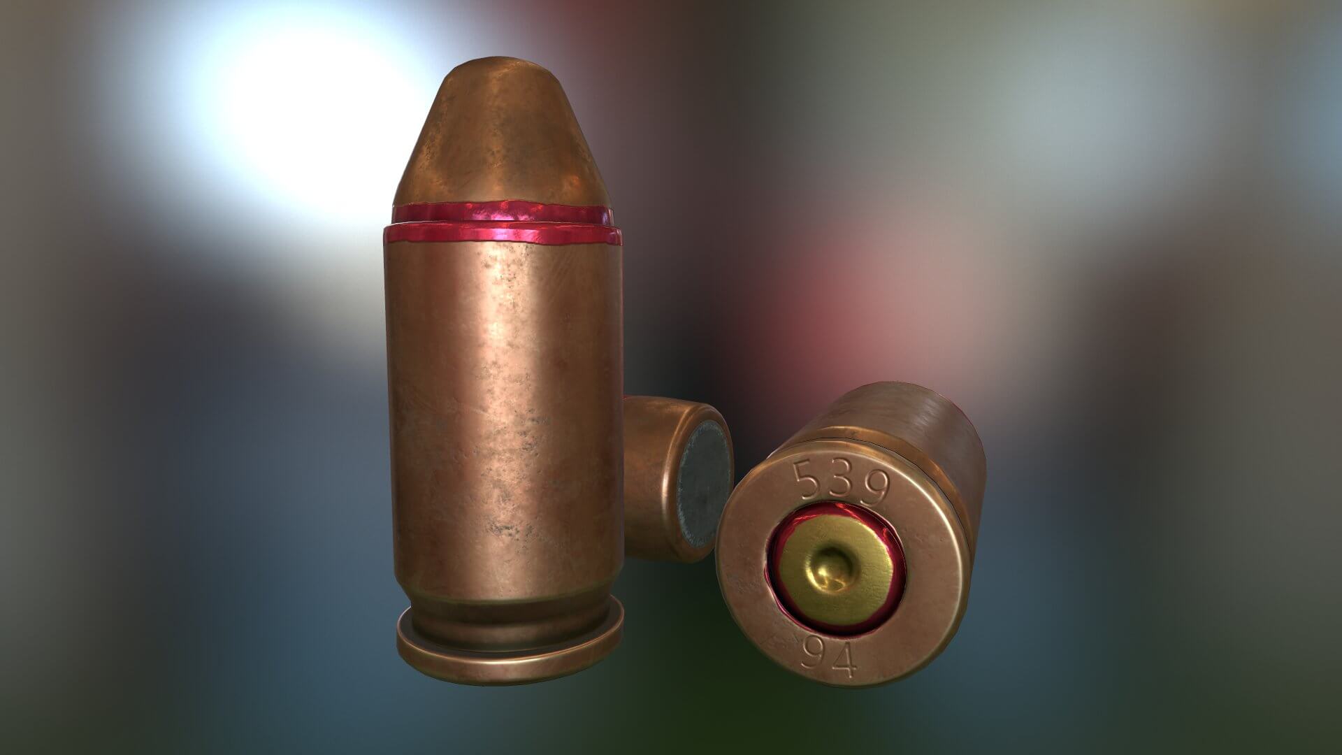 Triangle 9x18 Cartridge 9x18 Mm - PMM 3D Model by Grishmanovskij Anton