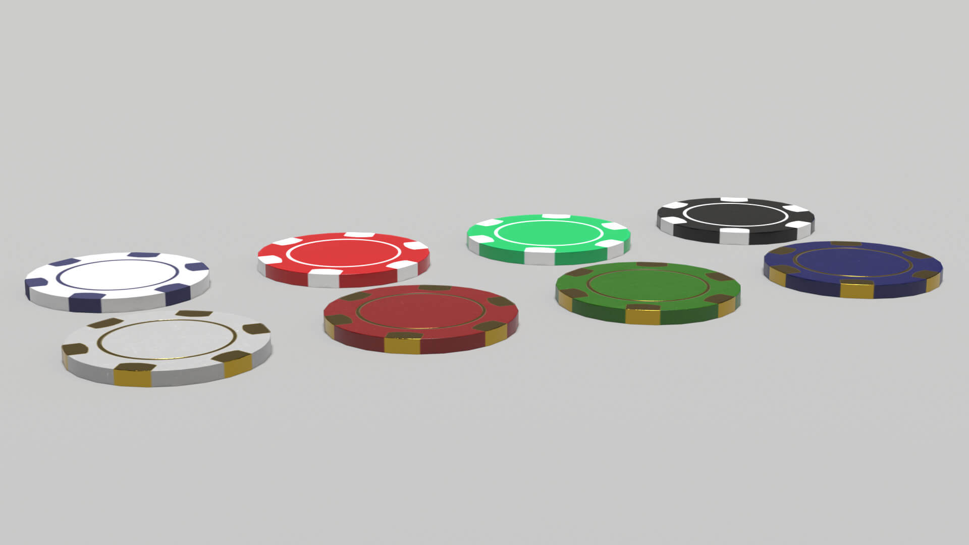 Casino Chips 3D Model by Grishmanovskij Anton