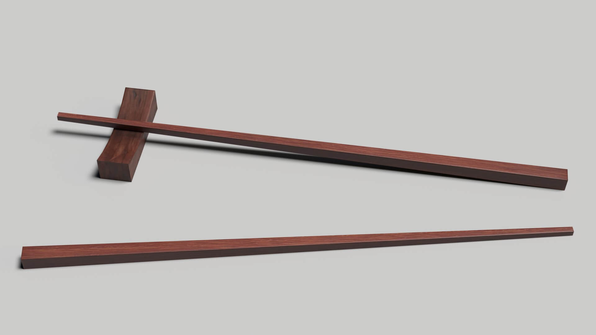 Chopsticks 3D Model by Grishmanovskij Anton
